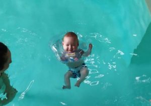 Let the baby swim